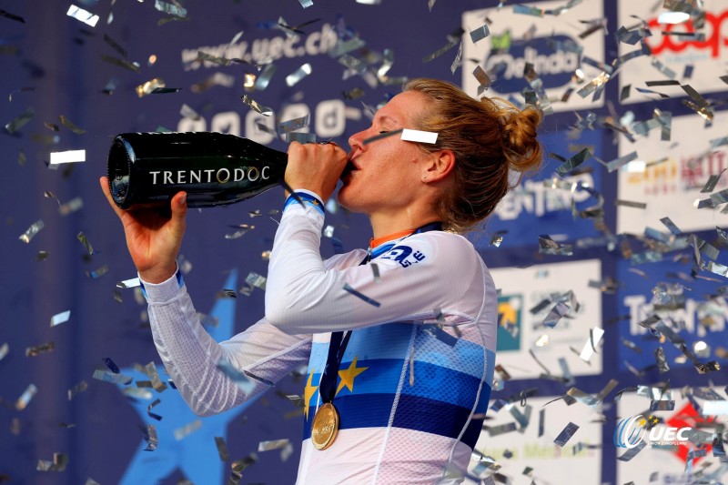 2021 UEC Road European Championships - Trento - Elite Women's Road Race Trento - Trento 107,2 km - 11/09/2021 - Ellen Van Dijk (Netherlands) - photo Ilario Biondi/BettiniPhoto?2021